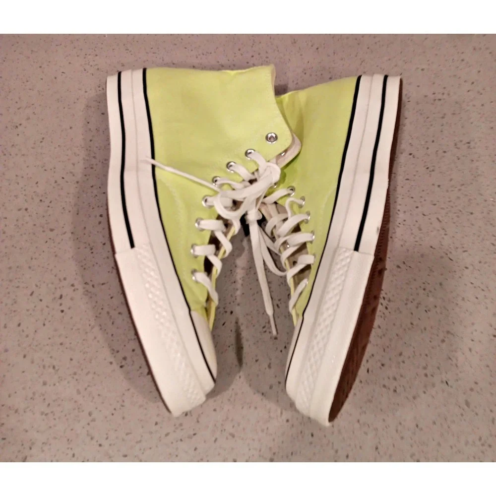 Converse Chuck Taylor 70 Canvas Hi Top Sneakers Citron This A07428C Mens Size - Picture 8 of 10